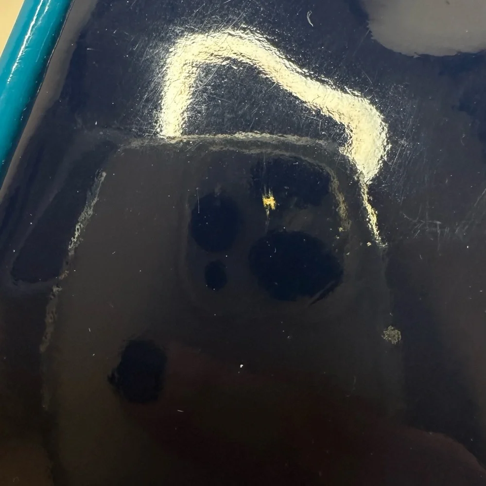 Tory Burch Cosmetic Bag – Blue Patent Leather - Picture 10 of 11